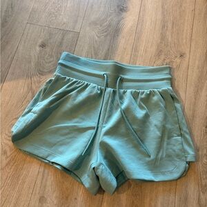 Old Navy Teal High Waisted Lounge Shorts